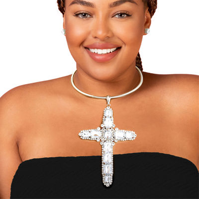 CROSS crystal necklace
