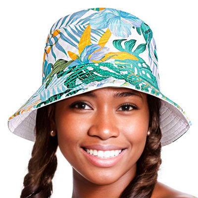 Green Tropical Reversible Hat-thumnail