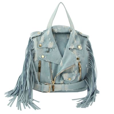 【SATIIIZ】Flan Fringe Vintage Backpack Vintage Leather Fringe Backpack - Etsy