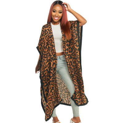 Leopard Lightweight Long Kimono