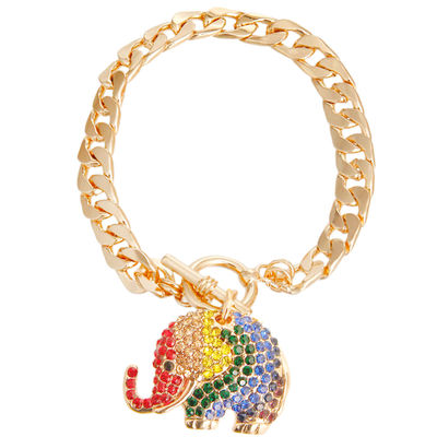 Rainbow Elephant Bracelet