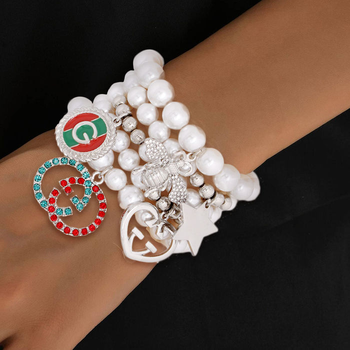 White Luxury Inspired Bracelets
