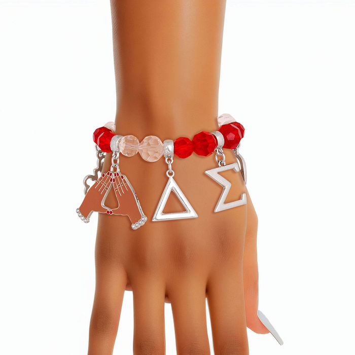 Delta sigma shop theta charm bracelet
