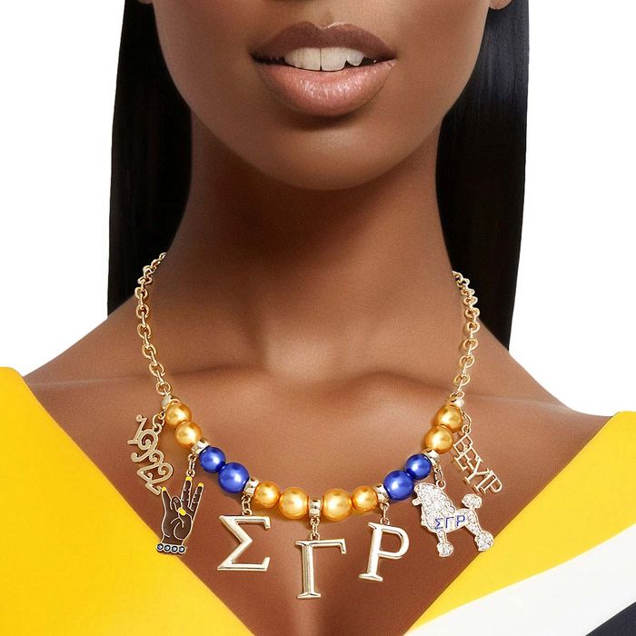 Sigma gamma rho pearl necklace new arrivals
