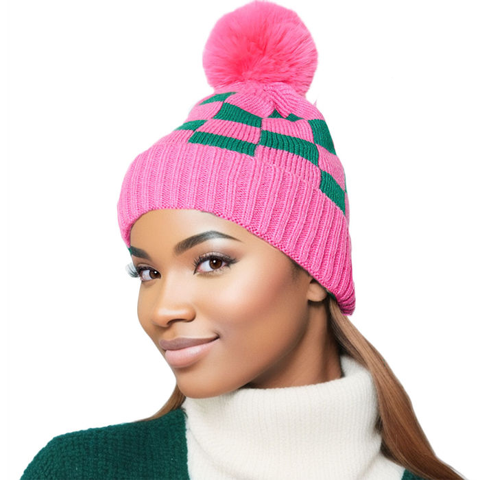 Pink beanie sale