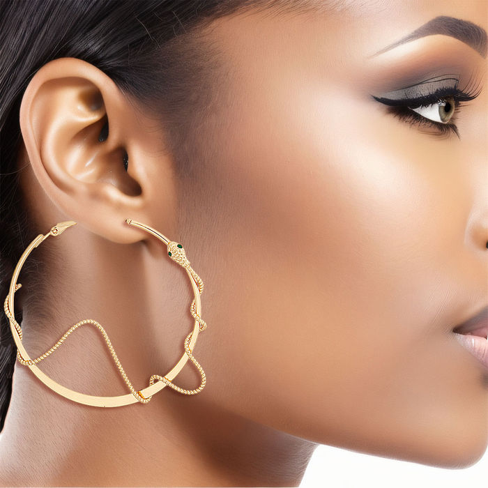 Wrap around hoop earrings cheap