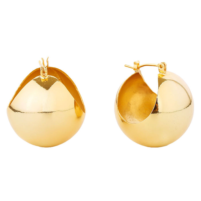 Large gold hoop earrings wholesale store