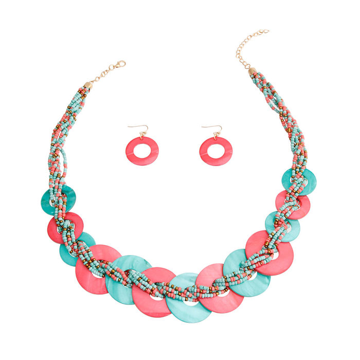 Buy Necklace Sets Online | Carnelian Turquoise Necklace | Missori