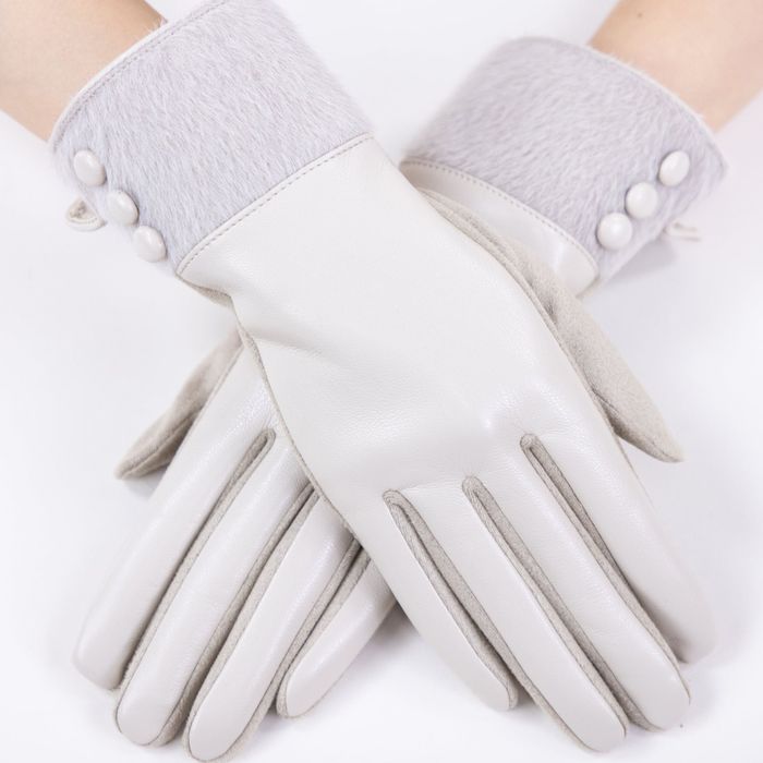 White winter gloves for clearance womens