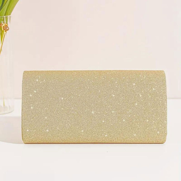 Sparkly gold clutch on sale