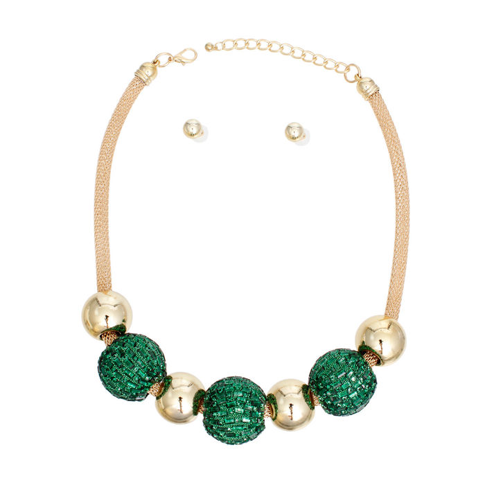 Good Vibes 70s Bead Necklace 29in | Party City