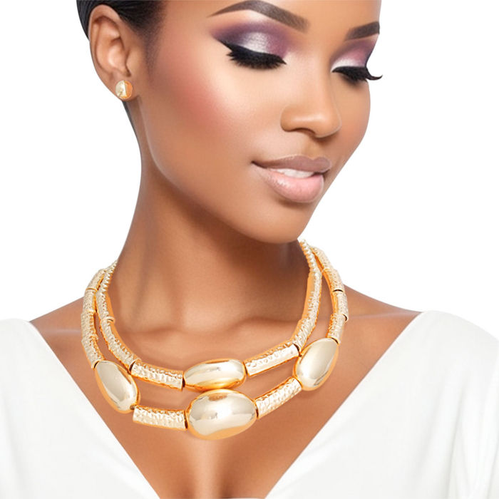Women's long on sale beaded necklace