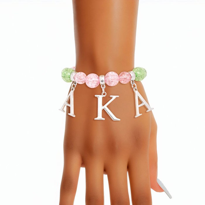 Wholesale Bracelet Pink Green AKA Charm Bracelet for Women