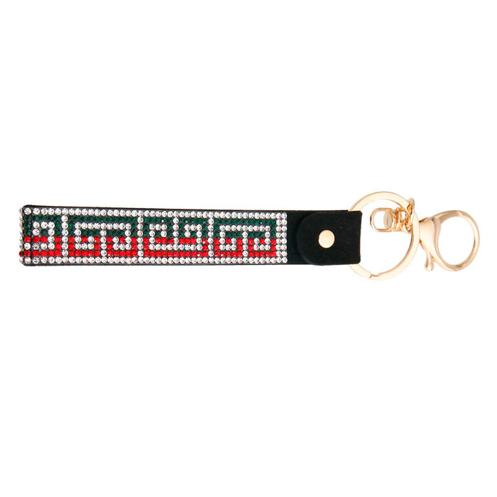 Designer discount wristlet keychain