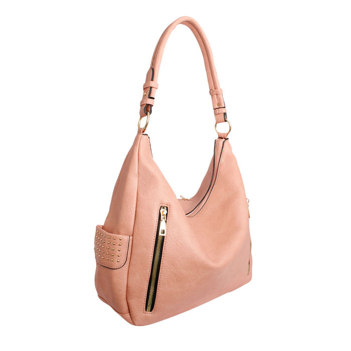 Hush Nude Pink Hobo Bag | I Never Travel Without 1 of These Handy (and  Stylish) Totes — All Under $60 | POPSUGAR Fashion UK Photo 15