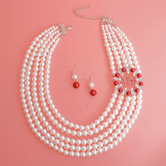 Delta pearl necklace hot sale