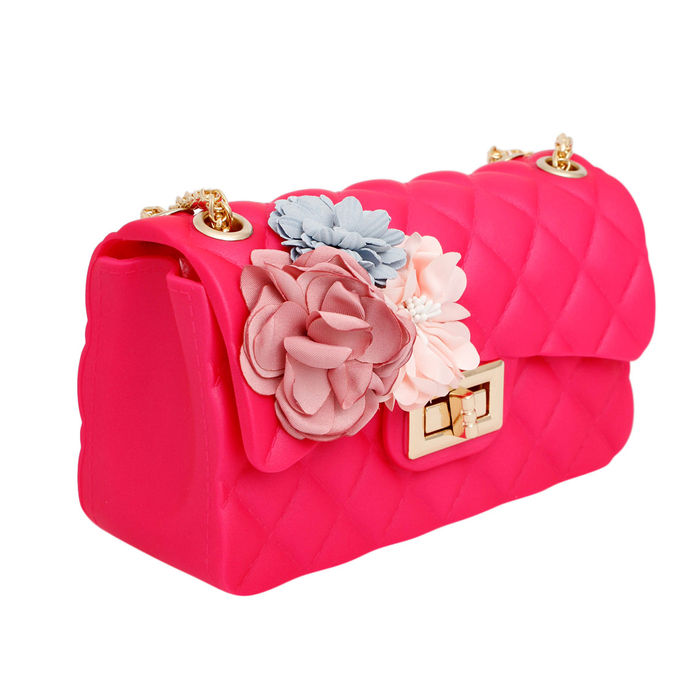 2020 New Women Hot Selling Jelly Shoulder Bag Colorful PVC Bag Tote Matte  Candy Color Designer