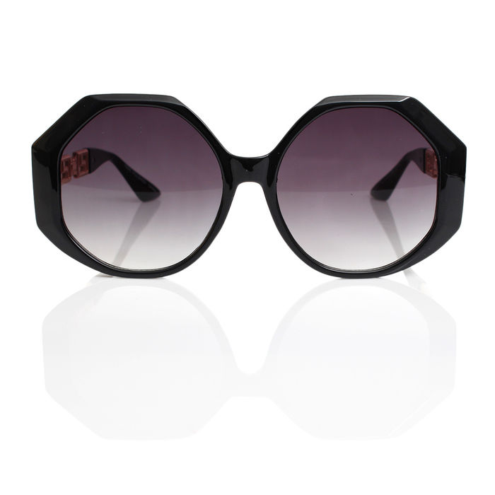 Black greca clearance squared sunglasses