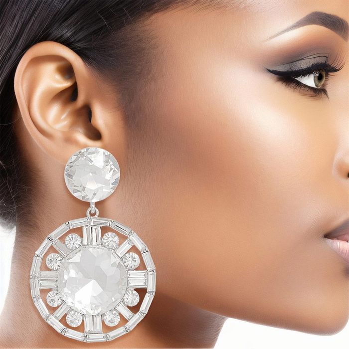 Large clip on earrings wholesale on sale