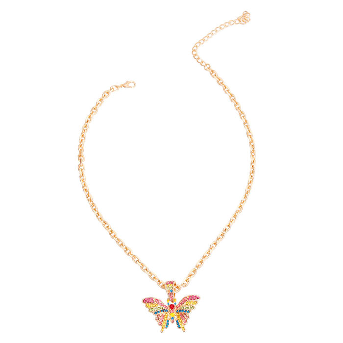 Colorful store butterfly necklace
