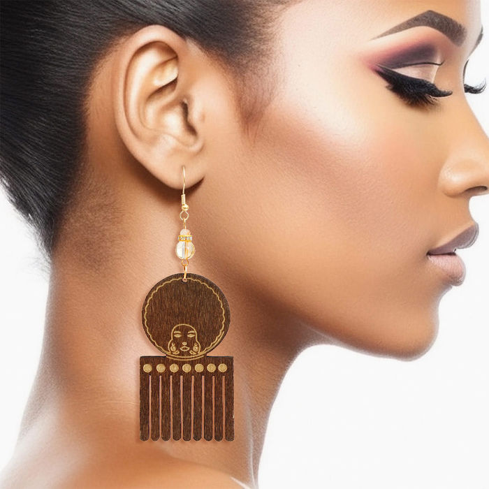 Afro earrings wholesale clearance