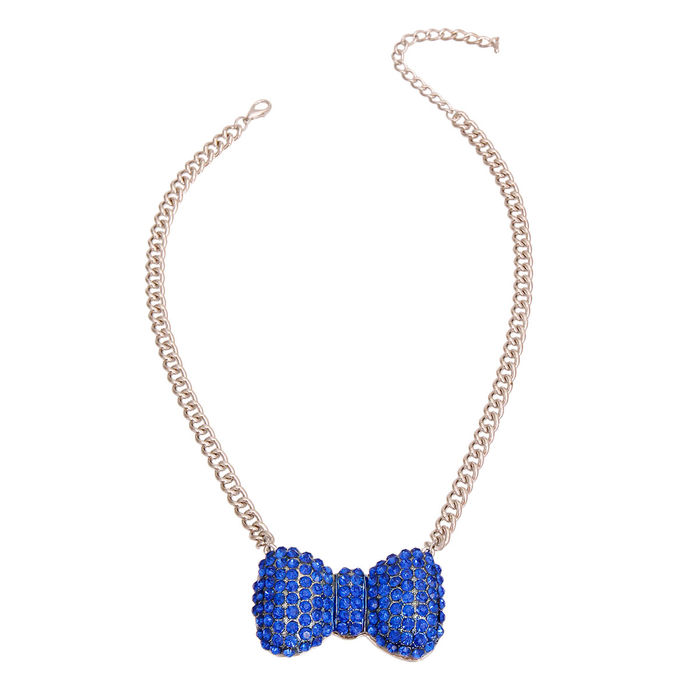 Amazon.com: Blue Turquoise Stone Beaded Necklace Chunky Necklace Turquoise  Necklace Statement Necklace : Handmade Products