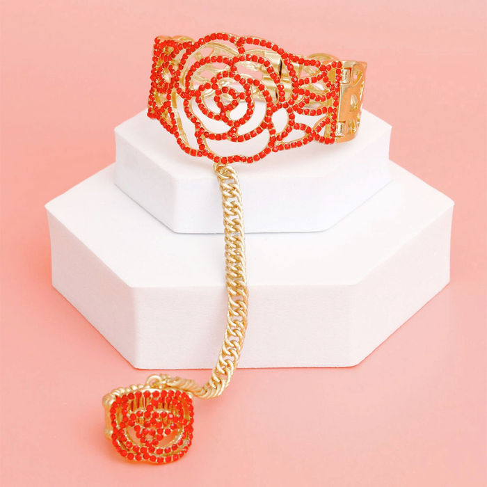 Rose hand chain store