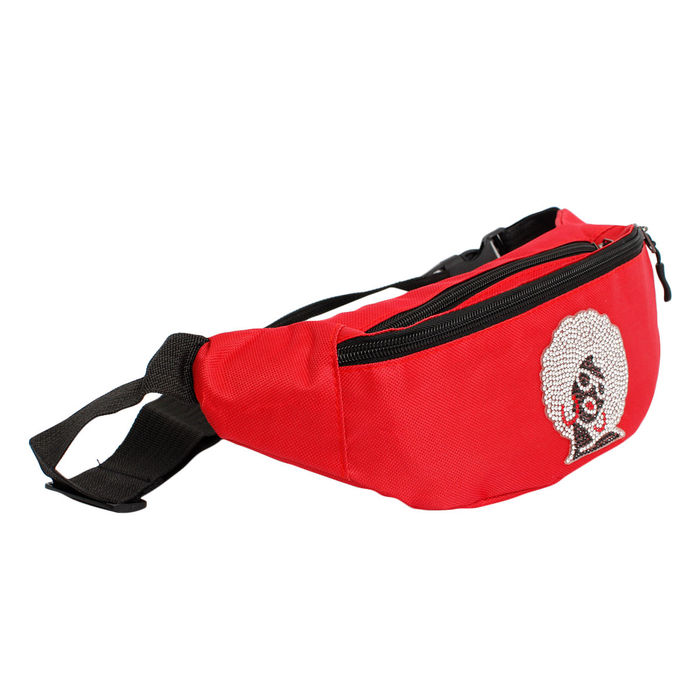 Balenciaga fanny pack red cheap