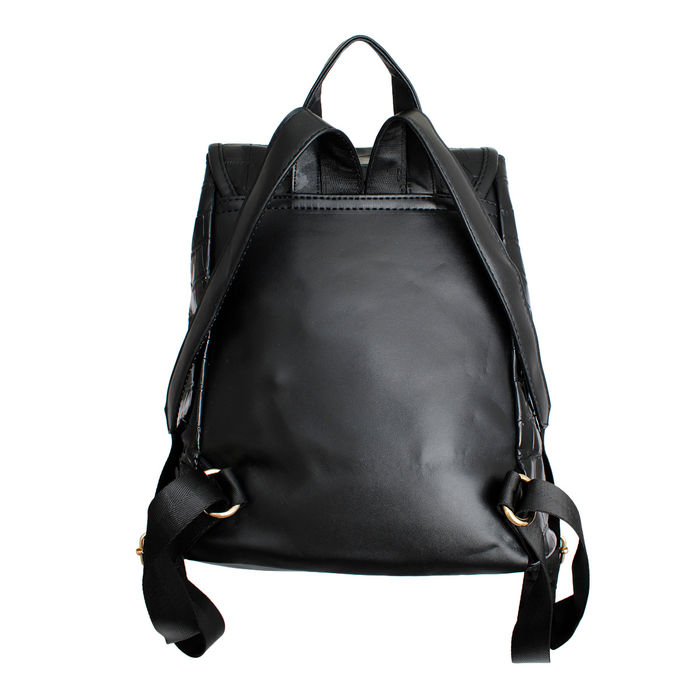 Wholesale Backpack Black Croc Flap Bag Set for Women