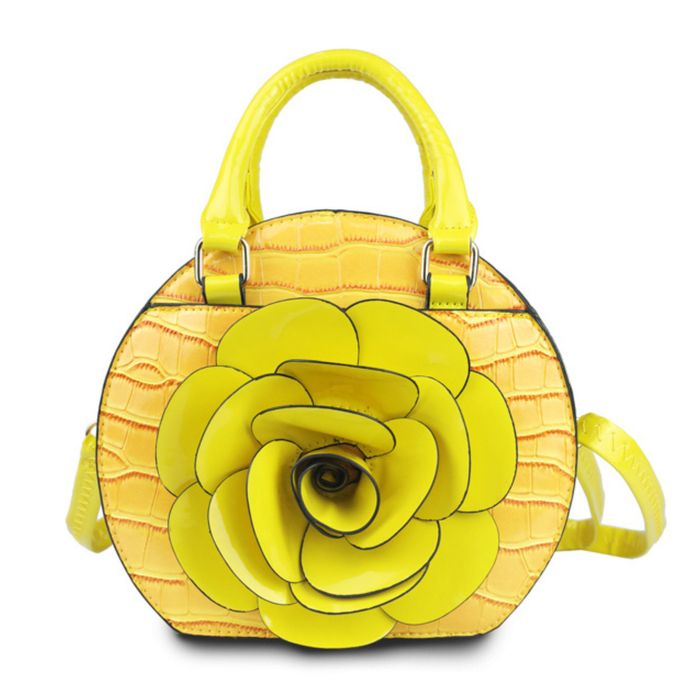 Round yellow purse best sale