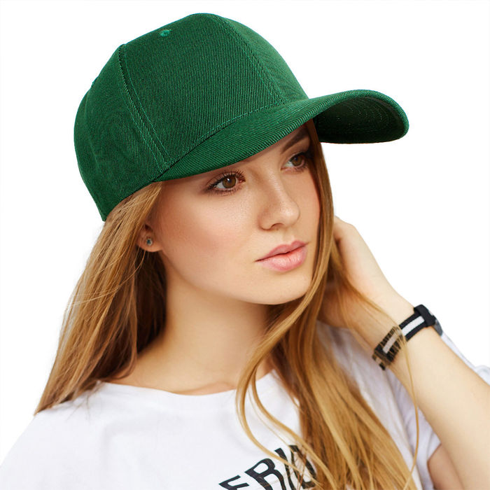 Wholesale Hat Green Canvas Baseball Cap for Women