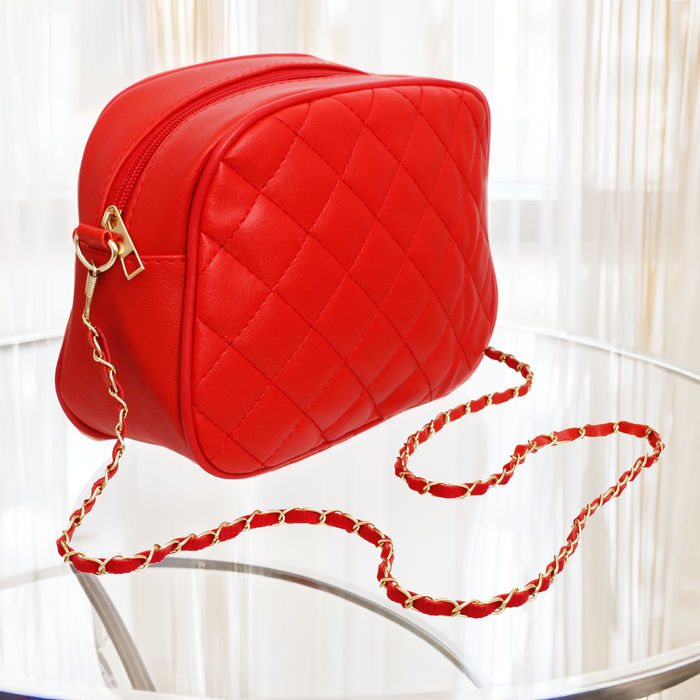 Red chain bag on sale