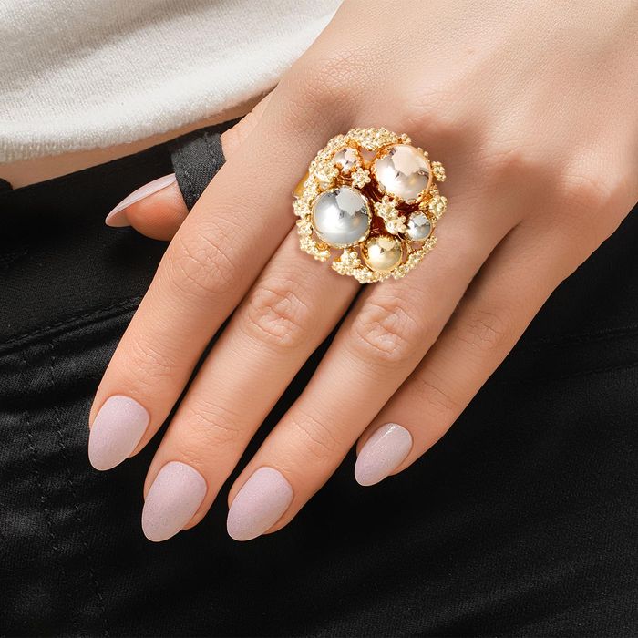 Cluster cocktail rings online