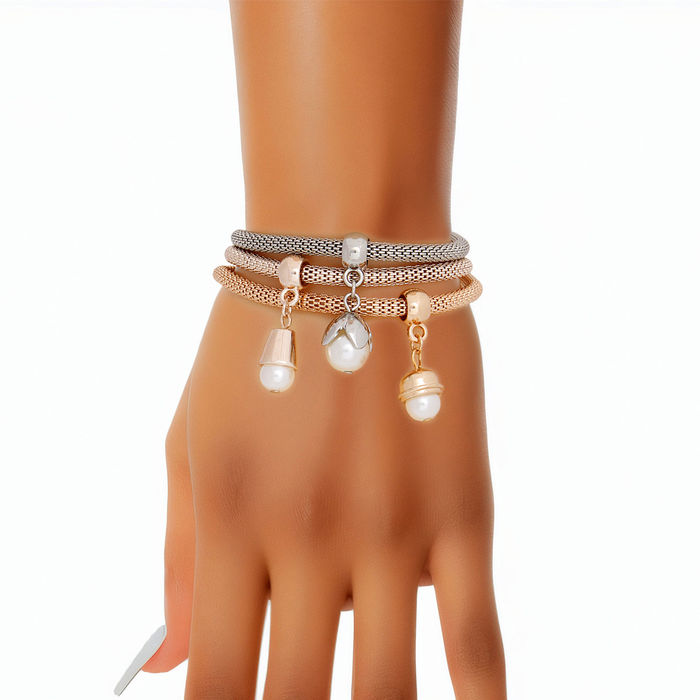 Mesh charm bracelet on sale
