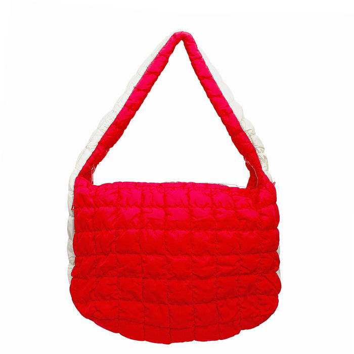 Red quilted shoulder bag new arrivals