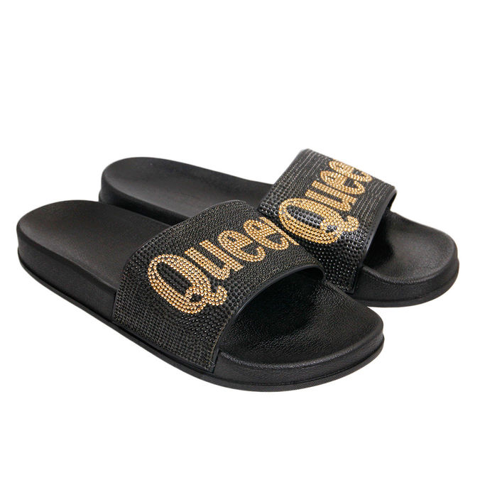 Size 11 Queen Black Slides Order Wholesale