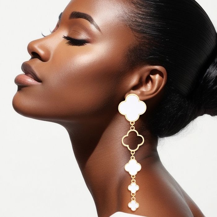 Long linear earrings shop