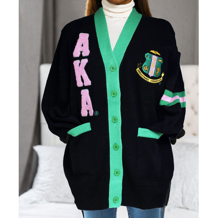 Aka letterman sweater on sale