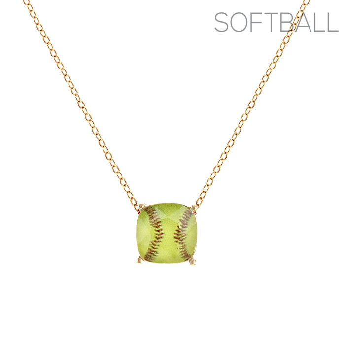 Dainty Baseball/Softball/Soccer/Volleyball/Football Jewelry Necklace |  CustomFeeling