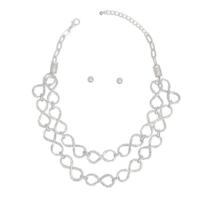 ★MIDNIGHT MOMENT.★ floral chian necklace slver Pandora Moments Two-Tone Silver & Gold Key Flower Necklace