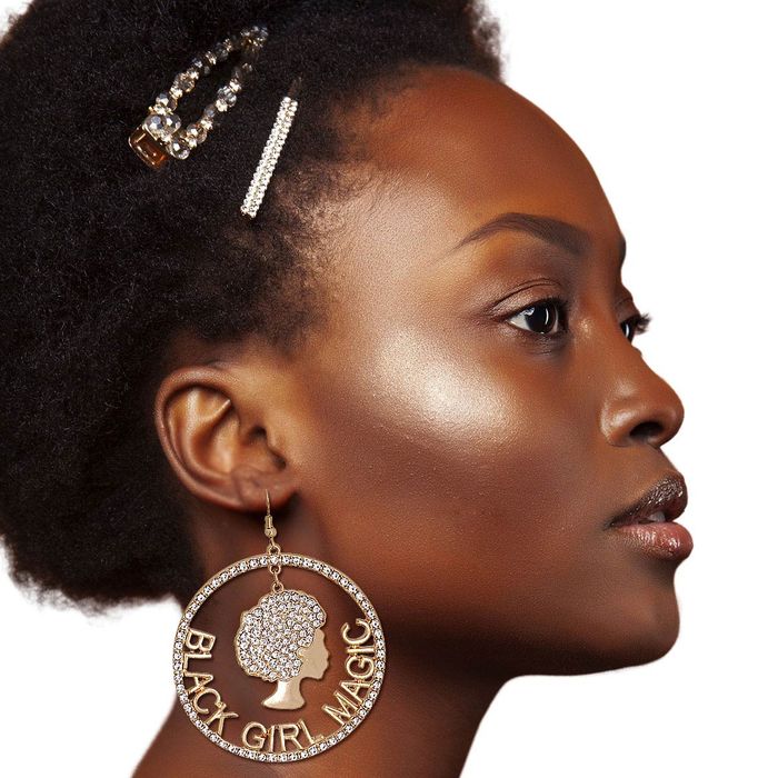 Golden hotsell metal earrings