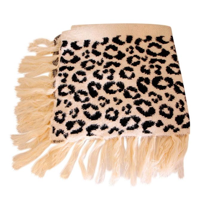 Leopard eyelash throw best sale blanket