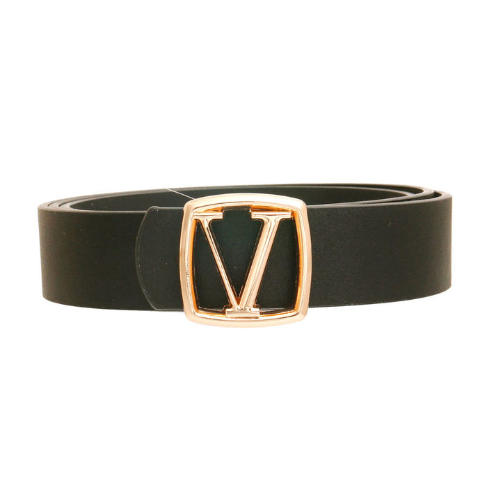 Black and gold designer belt sale