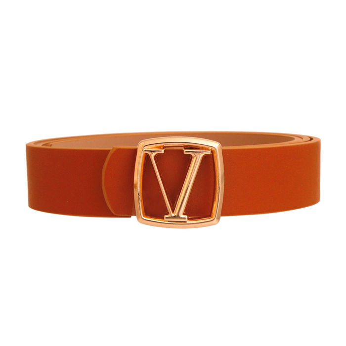 Camel and Gold V Designer Belt Order Wholesale