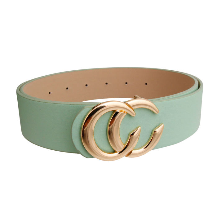 Mint and Gold C Designer Belt- Order Wholesale