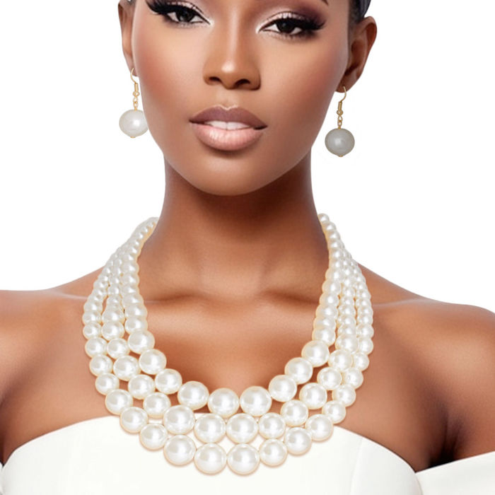 Pearls neck set clearance