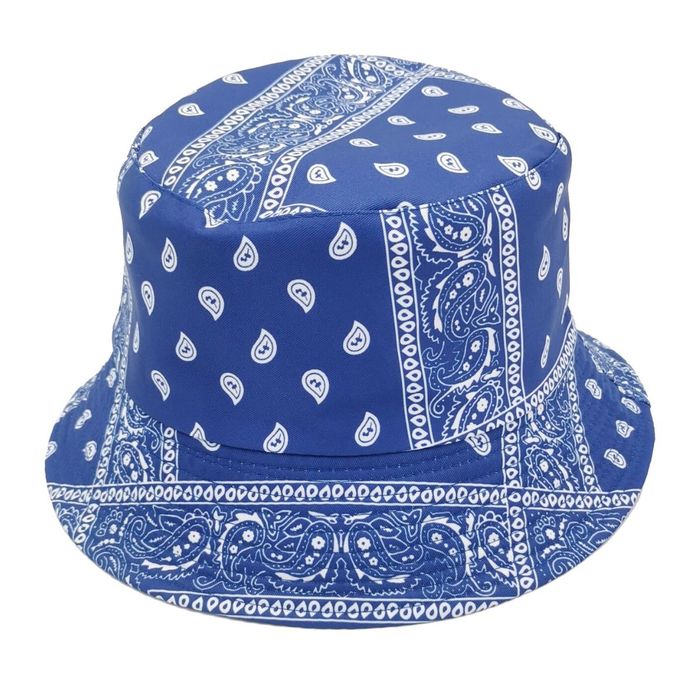 Blue bandana bucket hat 2025