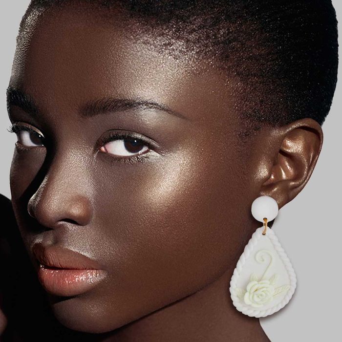 White bridal new arrivals earrings