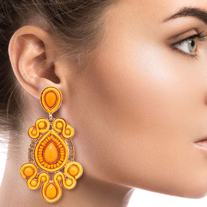 Soutache earrings wholesale deals