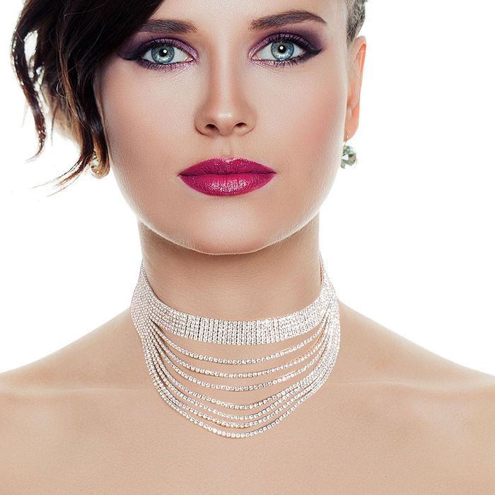 Rhinestone chokers clearance wholesale